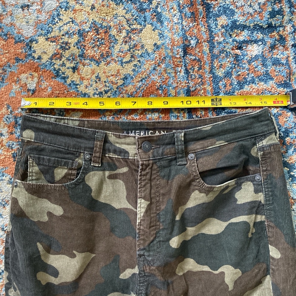 American Eagle Camo Corduroy Pants - Picture 5 of 6